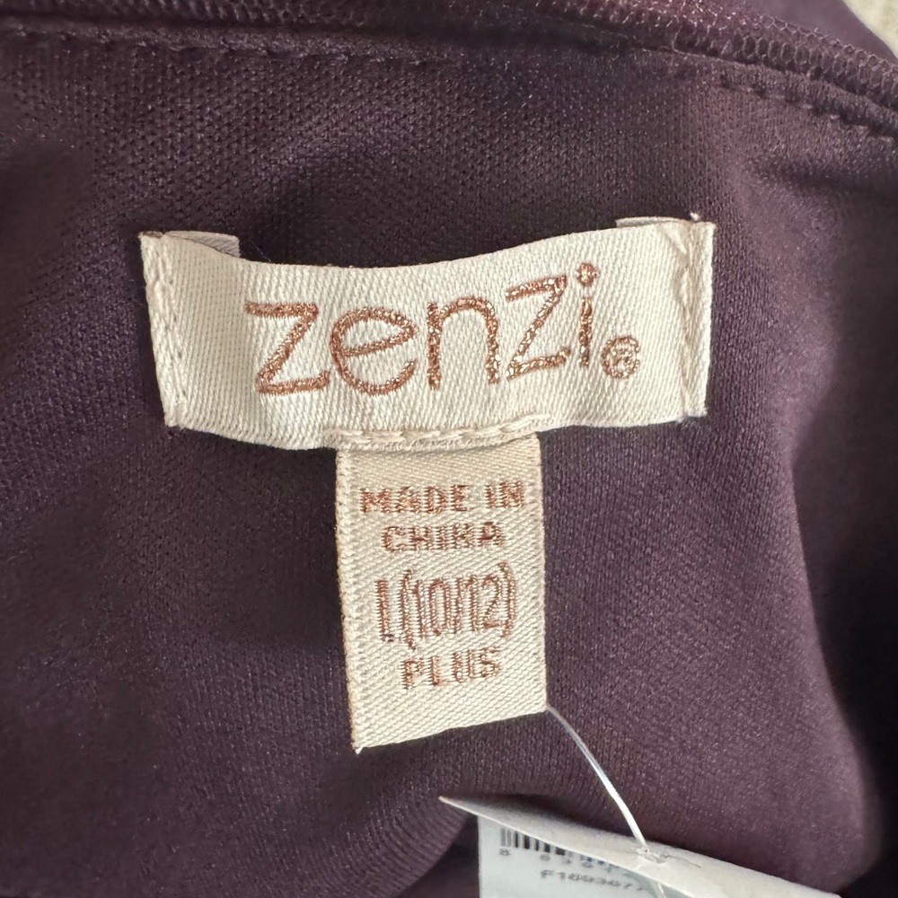 Zenzi Floral Purple Dress - Picture 6 of 6